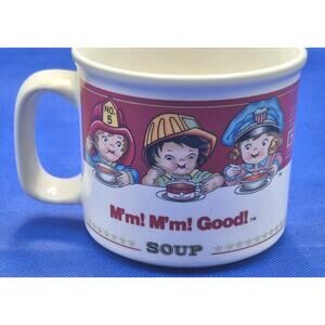 Vintage Campbells Kids Stoneware Soup Mug 140z Mmm Mmm Good 1993